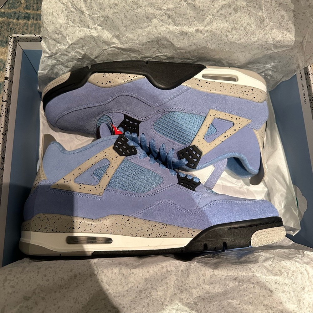 Stylish Blue and Cream Sneakers
